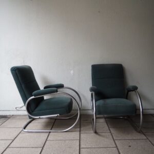 Paire fauteuils Bauhaus
