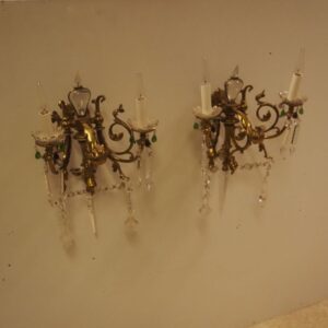 Paire d’appliques vers 1950