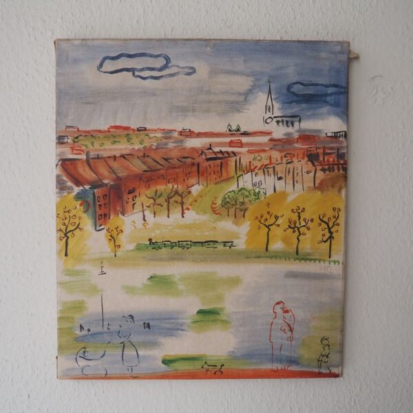 Huile sur toile