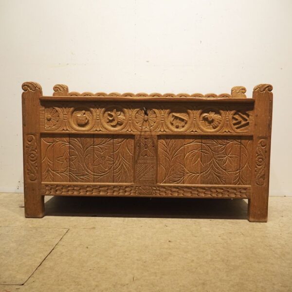 Banc coffre vers 1960