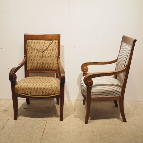 Paire de fauteuils mi 19eS