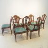 Suite de 4 chaises et 2 fauteuils – Image 2
