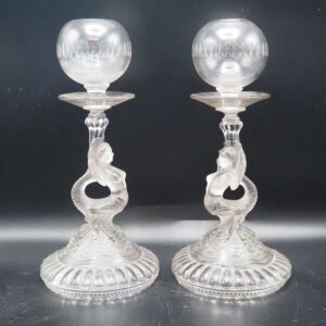 Paire de bougeoirs