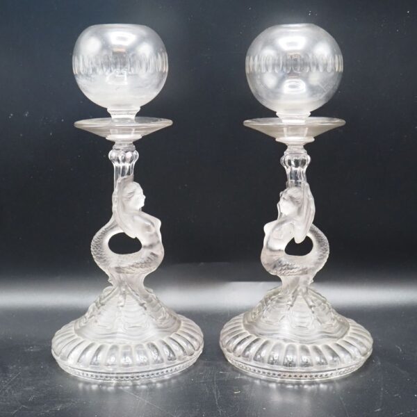 Paire de bougeoirs