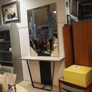 Console avec miroir