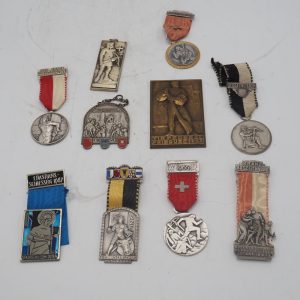 Lot de 10 médailles