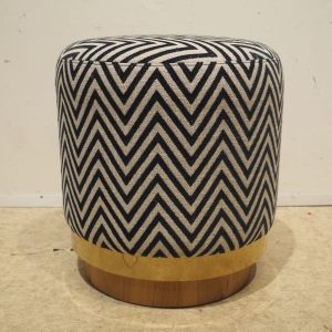 Pouf de forme tambour