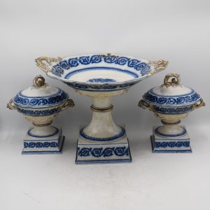 Vasque + 2 compotiers 1900