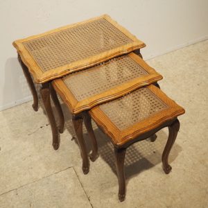 Série de 3 tables gigognes